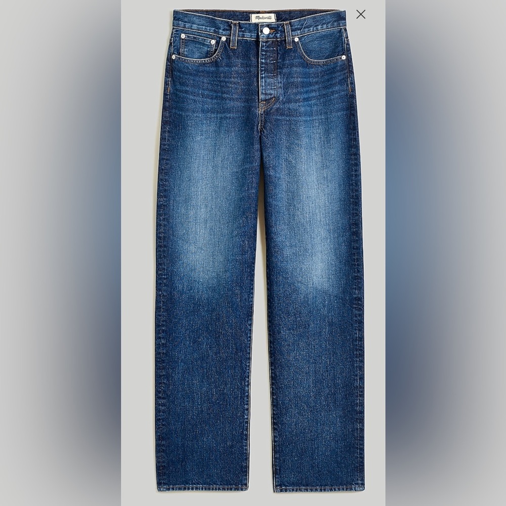 Madewell Low Slung Straight Jean